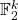 \mathbb F_2^k