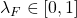 \lambda_F \in [0,1]